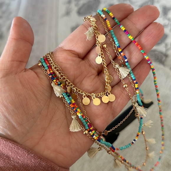 5 strand necklace. NWOT - Picture 5 of 5